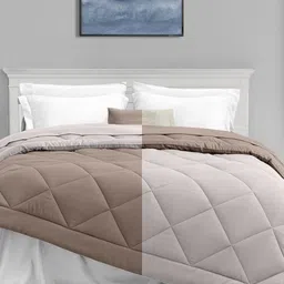 haus & kinder Solid Reversibe AC Room 120 GSM Single Comforter 200 cm x 220 cm image 2