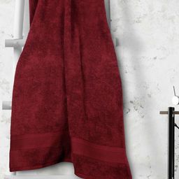 MYTRIDENT Maroon 1 Cotton 500 GSM Bath Towel-picture-19