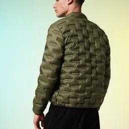 HRX by Hrithik Roshan Mock Collar Padded Jacket image 3