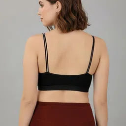 INDIROCKS Bralette Bra Half Coverage Underwired Lightly Padded image 3