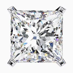 VALANOVA 18 Kt White Gold Diamond Studded Earrings-1.55 gm image 3