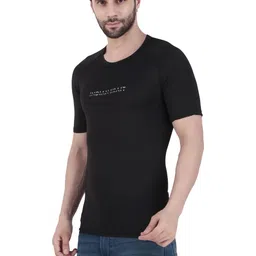 Indian Krait Men Typography Muscle Fit Round Neck T-shirt image 4