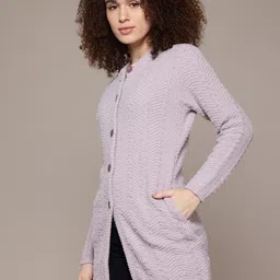The Roadster Lifestyle Co. Cable Knit Longline Cardigan image 4