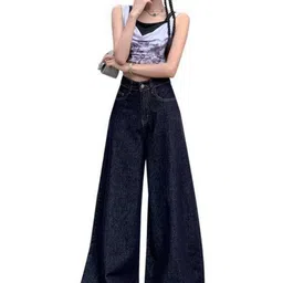 KPOP Women Regular Fit Mid-Rise Jeans image 5