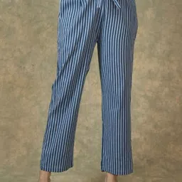 ETC X D To D Life Style Women Striped Cotton Mid-Rise Regular Fit Trousers-image-14