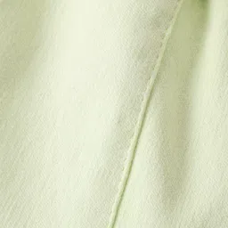 arias by lara dutta Arias Cotton Stretch Paper Bag Elasticated Waist Overdyed Shorts - Lime image 5