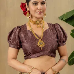 Saree mall Kalamkari Pashmina Bagru Sarees image 4