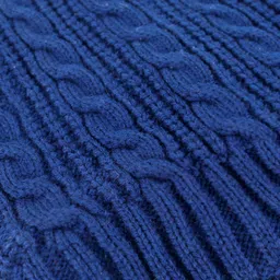 Pine Kids Solid Color Woollen Cap Navy Blue - Diameter 18 cm image 5