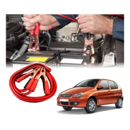 Auto Pearl 1.83 m (6 Ft) 500 A Heavy Duty Anti Tangle Battery Jumper Booster Cables for Tata Indica (Pack of 2)-picture-21