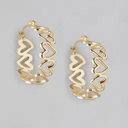 DressBerry Heart Shaped Hoop Earrings-picture-20