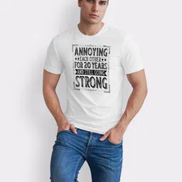 Seekbuylove Men Round Neck Graphic Printed Cotton T-shirt image 4
