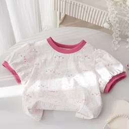 FOREVER FRIDAY Kids Graphic Print Round Neck Cotton Top-picture-46