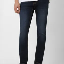 Peter England Casuals Men Skinny Fit Low Distress Light Fade Jeans-picture-38