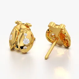 KYMEE Gold-Plated Sterling Silver Studs Earrings image 5
