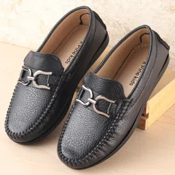 Pine Kids  Slip On Loafer Shoes - Black-picture-33