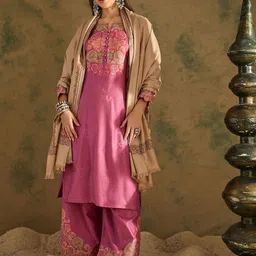 SAHASIKA Women Ethnic Motifs Woven Design Pashmina Shawl-picture-24