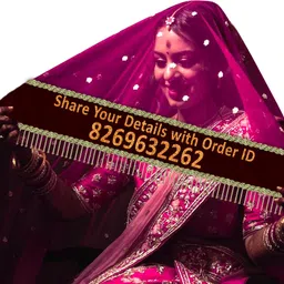 kaevion Net Self Design Pink Women Dupatta image 2