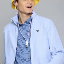 Lee Men Blue Solid Tailored Jacket-picture-18