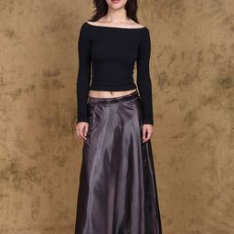 Exotic India Wrap Flared Maxi Skirts-picture-34