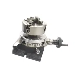Assorts Small Milling Rotary Table Set 80 mm (3 Inch) Size 70 mm Chuck Size 4 Jaws Independent Chuck-picture-10