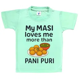 Cute Pals Kids-Unisex Green Cotton Graphic Printed Tshirts-picture-45