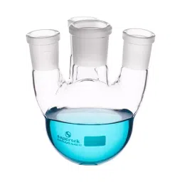 Supertek Round Bottom Flask With Four Necks Parallel Type, Capacity 250 ml, 15.217.0035-picture-18