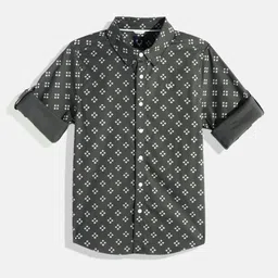 Allen Solly Junior Boys Printed Casual Shirt-image-94