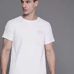 HRX by Hrithik Roshan Men Brand Logo Printed Raglan Sleeves Rapid-Dry Sports T-shirt-picture-35