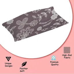 IVAZA Multicoloured Floral 130 TC Single Bedsheet with 1 Pillow Cover image 5