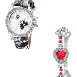 Miss Perfect Women Watch Gift Set with Bracelet-image-80
