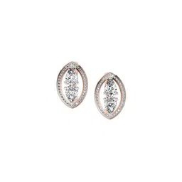 Sparkles 14KT Rose Gold Earrings With 2.63 Carat Lab Grown Diamonds- 3.58 g-picture-31