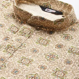 MANQ Men Geometric Kurta image 2