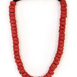 Bamboo Tree Jewels Red Metal Handcrafted Necklace-picture-29