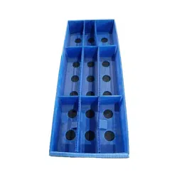 GENERIC 700x400x150 mm 100 Kg Capacity Rectangular Polypropylene Corrugated Box, LP4 image 2