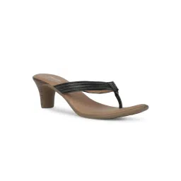 Bata Black Women Heel Sandals-picture-21