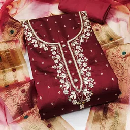 SAINOOR Semi-Stitched Dress Material-picture-24