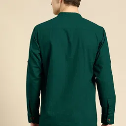 ZELINCO Men Thread Work Kurta image 5