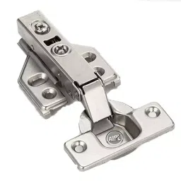 abro AIPL-ABRO Stainless Steel Silver Half Cover Hinges, ZHSS-304-HC-8 image 1