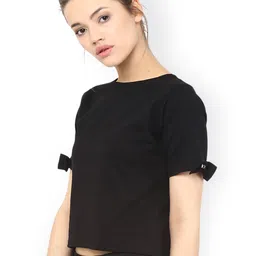 Miss Chase Black Crop Top image 3
