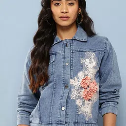 BAESD Women Crop Denim Jacket-picture-27