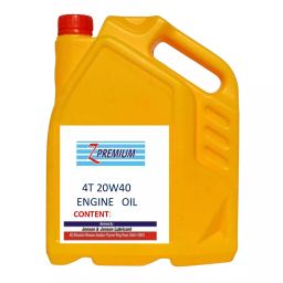 Z Premium 4T+ 20W40 5 L Engine Oil for 4 Stroke Motorbike Engines, 0815ZUYD5PZ (Pack of 4)-picture-0