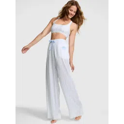 victoria's secret intimates Victoria's Secret Blue Love Shack Fancy Silky Sleep Pyjama image 1