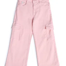 US Polo Assn Cotton Knit Full Length Solid Jeans - Pink-image-64