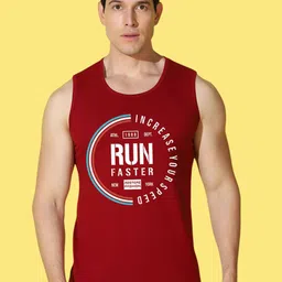 WOOSTRO Pack of 2 Printed Combed Cotton Innerwear Vests with Intelliease Technology image 5