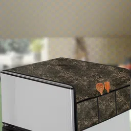 The Furnishing Tree Coffee Brown PVC Air Conditioner Cover-picture-27