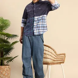 Mast & Harbour Opaque Checked Pure Cotton Casual Shirt image 2