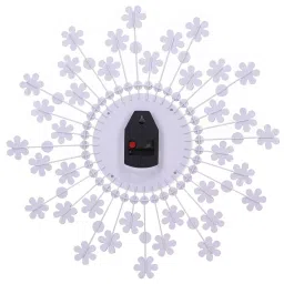 eCraftIndia DWCVIC111SWEEPBLUE Premium Diamond Series Analog Wall Clock image 3