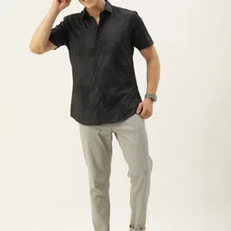 Mast & Harbour Men Standard Opaque Striped Casual Shirt image 3