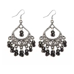Creative Frogs Black Alloy Earrings-picture-33