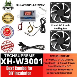 W3001 Cooling Fan AC Power Cord (Cable) For Diy Incubator 1K Temperature Sensor and Controller Electronic Hobby Kit-image-83